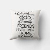 大事なことを大事にする クッション (裏面)