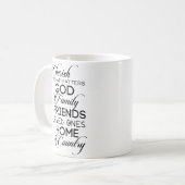 大事なことを大事にする コーヒーマグカップ (正面左)