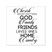 大事なことを大事にする セルフインキングスタンプ (デザイン)