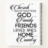 大事なことを大事にする ノートブック (裏面)