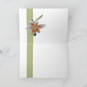 大事な行事のためのサーモンピンクの星カード カード (内部)