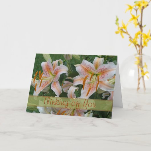 大事な行事のためのサーモンピンクの星カード カード (黄色い花)