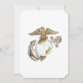 大事な行事のためのUSMC EGAのカスタマイズ可能なカード! セーブザデート (正面)