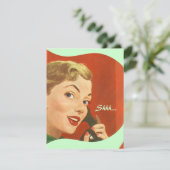 大事な行事の招待状のためのレトロのびっくりパーティ 招待状 (スタンド正面)