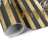 大事な行事の氏夫人名前入りなイニシャル ラッピングペーパー (ロールコーナー)