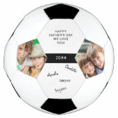 大事な行事カスタム2写真入りサッカーボール サッカーボール (正面)