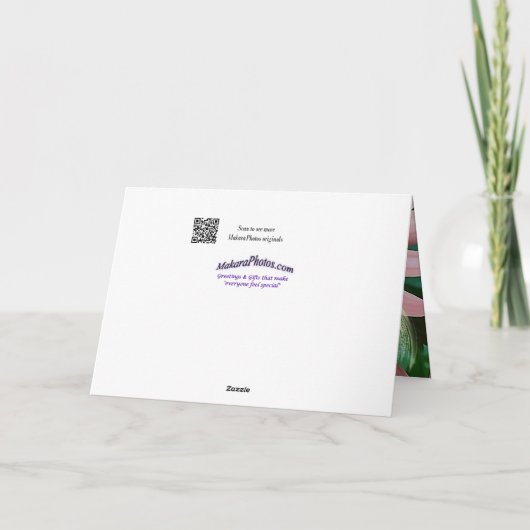 大事な行事渦巻のためのデイジー カード (裏面)