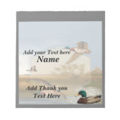 大事な行事·アヒル·キャンディ·バー·ラッパー·パーティー·プリベート ノートパッド (正面)