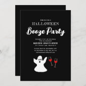 大人おかしなハロウィーン幽霊ブーゼパーティー 招待状 (正面/裏面)