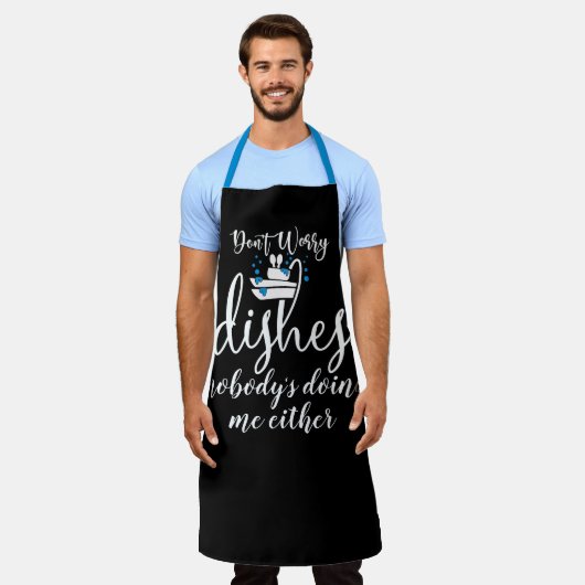 大人おもしろいことわざ&キッチン引用文パーソナライズされた, エプロン (着用した状態)