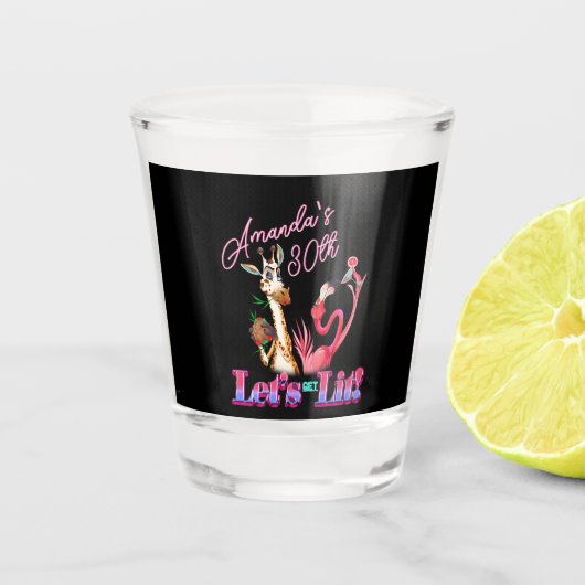 大人おもしろいのカクテルを誕生日 ショットグラス (正面)
