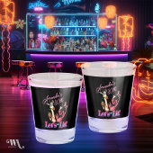 大人おもしろいのカクテルを誕生日 ショットグラス