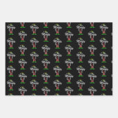 大人おもしろいのクいけなリスマス ラッピングペーパーシート (正面)