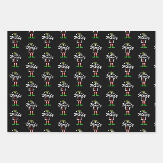 大人おもしろいのクいけなリスマス ラッピングペーパーシート (正面)