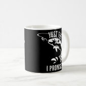 大人おもしろいのユーモア魚釣り私が約束するチップだけM コーヒーマグカップ (正面右)