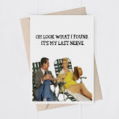 大人おもしろいの夫婦あいさつカード サンキューカード