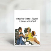 大人おもしろいの夫婦あいさつカード サンキューカード