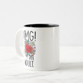 大人おもしろいの挑戦、OMG Iは大人になった ツートーンマグカップ (正面左)