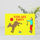 大人おもしろいの誕生日招待状 招待状 (スタンド正面)