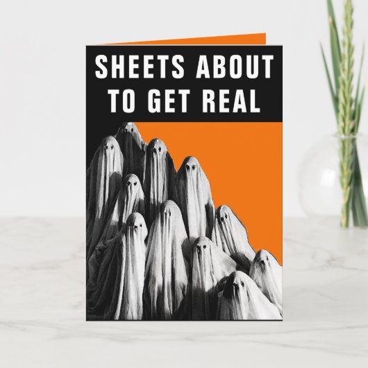 大人おもしろいハロウィーン カード (正面)