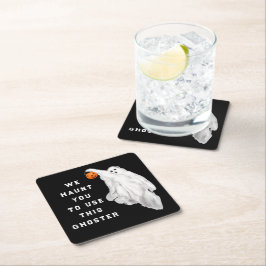 大人おもしろいハローウィンパーティ スクエアペーパーコースター