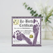 大人おもしろいバースデーパーティ招待状 招待状 (スタンド正面)