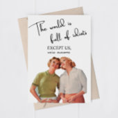 大人おもしろい最高の友の皮肉あいさつカード サンキューカード