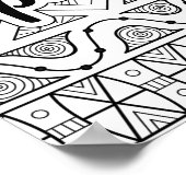 大人おもしろい色塗りポスター ポスター (角)