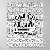 大人おもしろい色塗りポスター ポスター (正面)