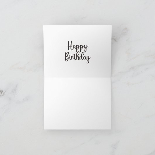 大人おもしろい誕生日カード カード (内部)