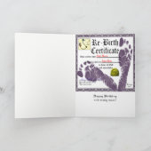 大人おもしろい誕生日 カード (内部)