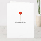 大人おもしろい誕生日 カード (裏面)