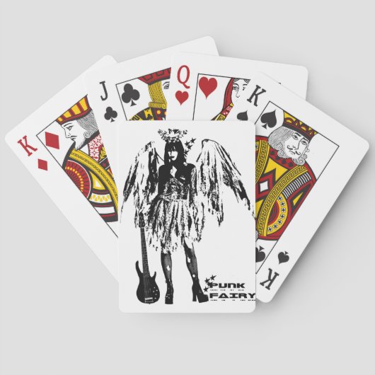 大人および子供のためのパンクの妖精の衣服 トランプ (裏面)