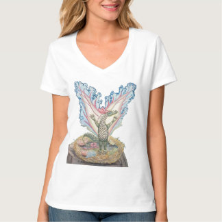 大人および子供のためのベビーのドラゴンのワイシャツ Tシャツ