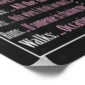 大人お誕生日ケーキスマッシュパーティーシャルボード標識 ポスター (角)