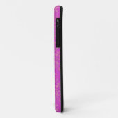 大人かわいいホットピンクのダマスク模様 Case-Mate iPhoneケース (裏面/左)