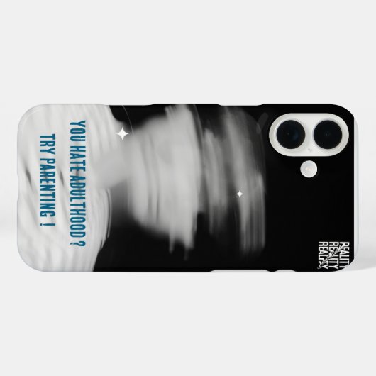 大人が嫌い？子育てを試みる Case-Mate iPhoneケース (裏面 (横))