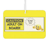 大人が搭乗している カーエアーフレッシュナー (正面)