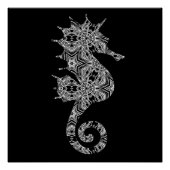 大人が色を付けるための繊細な乗馬芸術ページ ポスター (正面)