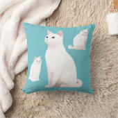 大人しい猫たち クッション (ブランケット)