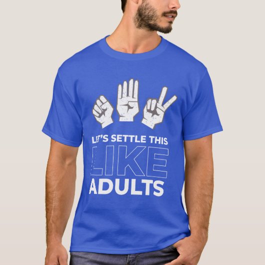 大人っぽいじゃんけん Tシャツ (正面)