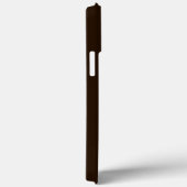 大人っぽいダークブラウンのモノグラムイニシャル Case-Mate iPhoneケース (裏面 / 右)