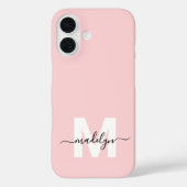 大人っぽいモノグラムのイニシャル Case-Mate iPhoneケース (裏面)