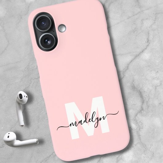 大人っぽいモノグラムのイニシャル Case-Mate iPhoneケース