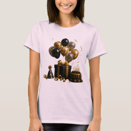 大人っぽい誕生日パーティーTシャツ Tシャツ