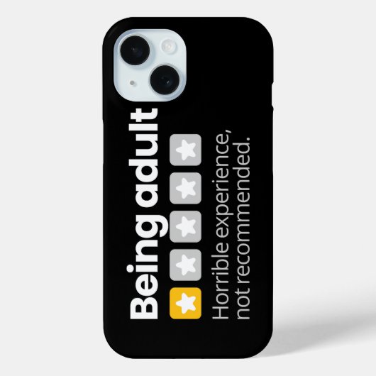 大人であること Case-Mate iPhoneケース (裏面)