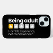 大人であること Case-Mate iPhoneケース (裏面 (横))