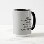 「大人として…」 コーヒー/ティーマグカップ マグカップ (正面右)