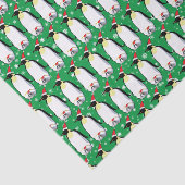 大人とベビーペンギンinサンタハットティッシュペーパー 薄葉紙 (詳細)