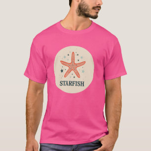 大人と子供のための素敵な海ヒトデの衣装 Tシャツ